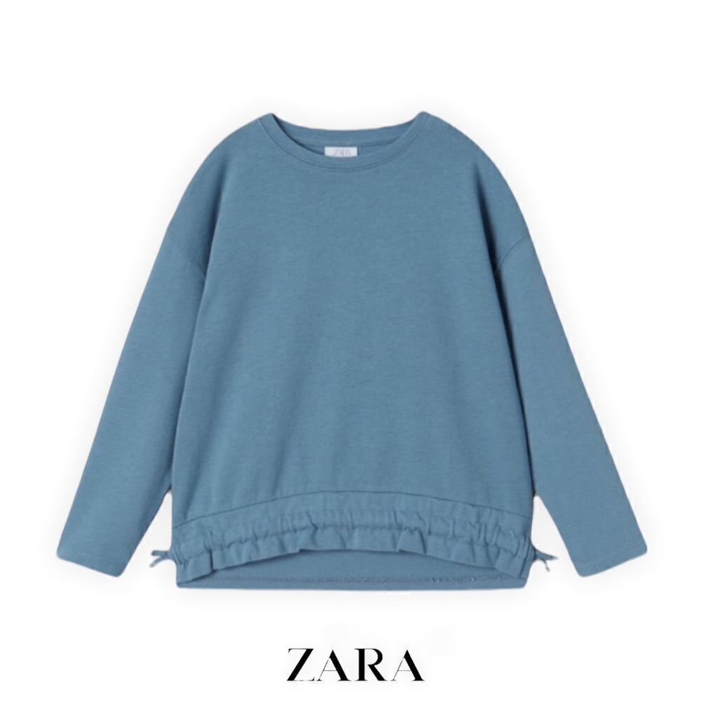 ZARA Kids | Blue | BASIC ELASTIC SHIRT